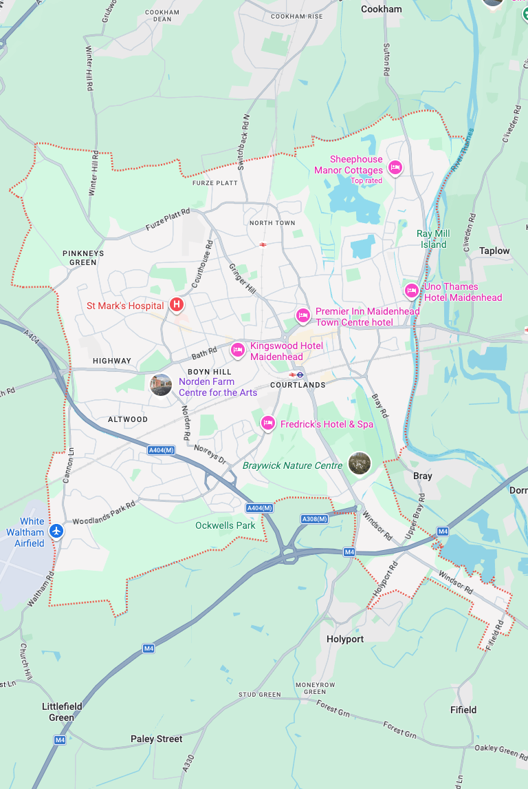 Map of Maidenhead