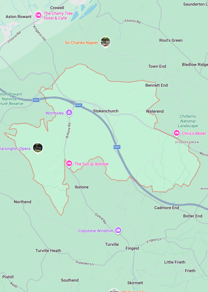Map of Stokenchurch